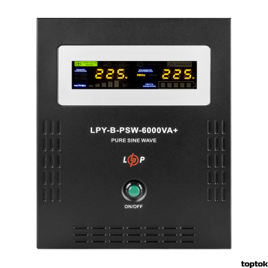 ДБЖ для котлів LogicPower LPY-B-PSW-6000VA+ (4200Вт) 48V 10A/20A з правильною синусоїдою 6615 фото
