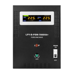 ДБЖ для котлів LogicPower LPY-B-PSW-7000VA+ (5000Вт) 48V 10A/20A з правильною синусоїдою 6616 фото