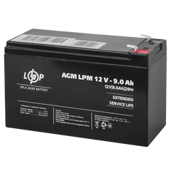 Аккумулятор 12 В 9 Аг LogicPower LPM 12-9 3866 фото