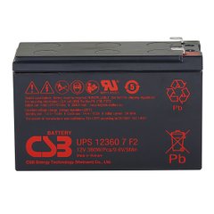 Аккумулятор для ИБП 12В 7Аг CSB UPS 123607F2 UPS 123607F2 фото