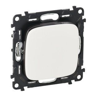 Valena ALLURE Выключатель 10А 250В Автоматические клеммы Белый 752701 фото