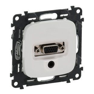 Valena ALLURE Розетка HD 15-Jack 3.5мм Білий 754705 фото