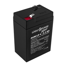 Акумулятор 6 В 4.5 Аг LogicPower LP 6-4.5 2569 фото