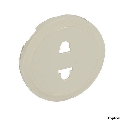 Celiane Лицьова панель Розетки 2К+З євро-американський стандарт Слонова кістка (066228)