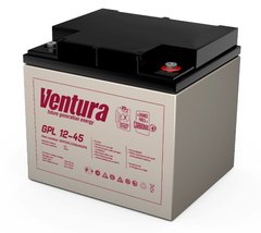 Акумулятор для ДБЖ 12В 45 Аг Ventura GPL 12-45 V-GPL12450 фото
