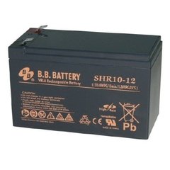Аккумулятор для ИБП 12В 10 Ач B.B. Battery SHR 10-12 SHR 10-12/Т2 фото