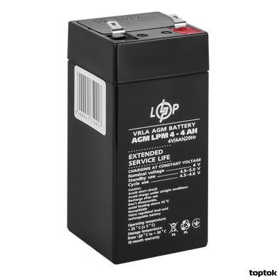 Аккумулятор 4 В 4 Аг LogicPower LPM 4-4 4135 фото