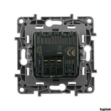 ETIKA Светорегулятор нажимной 400Вт Алюминий (672418)