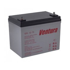 Акумулятор для ДБЖ 12В 70 Аг Ventura GPL 12-70 V-GPL12700 фото