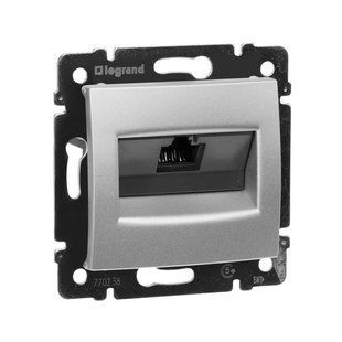 Valena Розетка RJ45 категорія 5e UTP на гвинтах Алюміній 770238 фото