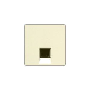 Valena LIFE Лицевая панель розетки RJ11/RJ45 Слоновая кость 755411 фото