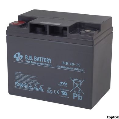 Акумулятор для ДБЖ 12В 40 Аг B.B. Battery HR 40-12S HR40-12S/B2 фото