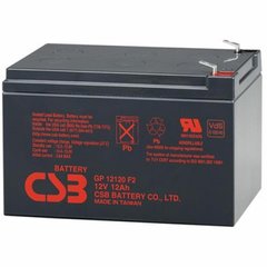 Аккумулятор для ИБП 12В 12 Ач CSB GP12120
