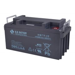 Аккумулятор для ИБП 12В 75 Ач B.B. Battery HR 75-12