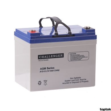 Аккумулятор для ИБП 12В 33 Ач Challenger А12-33 А12-33 фото