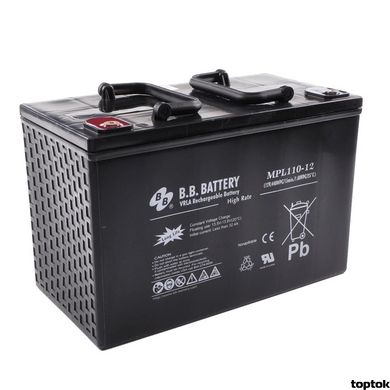 Акумулятор для ДБЖ 12В 110 Аг B.B. Battery MPL 110-12/UPS12440W MPL110-12/UPS12440W фото