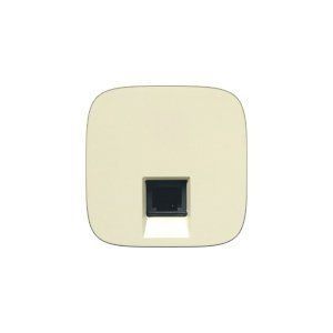 Valena ALLURE Лицевая панель розетки RJ11/RJ45 Слоновая кость 755416 фото