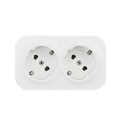 Forix Розетка 2X2К+З зі шторками Білий 782423 фото