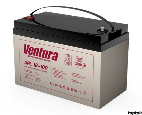 Акумулятор для ДБЖ 12В 100 Аг Ventura GPL 12-100 V-GPL121000 фото