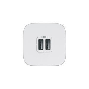 Valena ALLURE Розетка USB для зарядки подвійна Білий 754995 фото