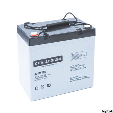 Аккумулятор для ИБП 12В 55 Ач Challenger A12-55 A12-55 фото