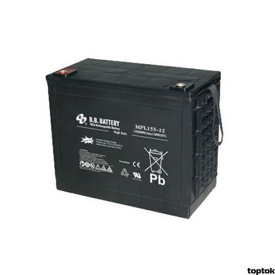 Акумулятор для ДБЖ 12В 155 Аг B.B. Battery MPL 155-12/UPS12640W MPL155-12/UPS12640W фото